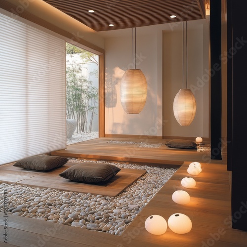 Serene Minimalist Zen Room ...