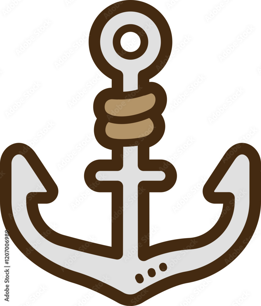 Anchor vector doodle illustration and graphic Anchor vector doodle illustration and graphic