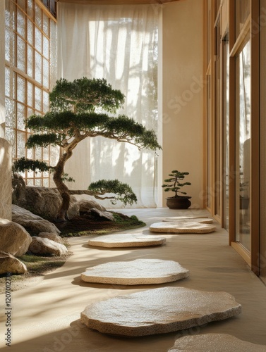 Serene Minimalist Zen Garde...