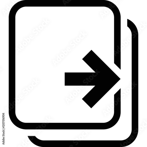 Simple vector icon next page