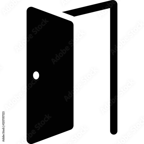 Simple vector icon door
