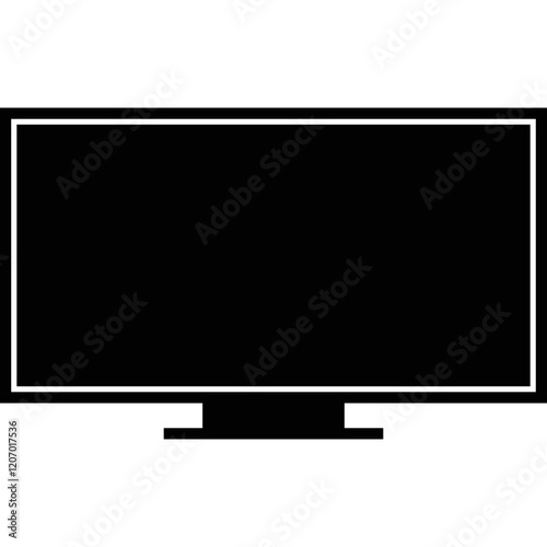 Simple vector icon tv
