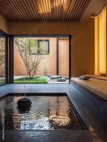 Serene Interior Water Featu...
