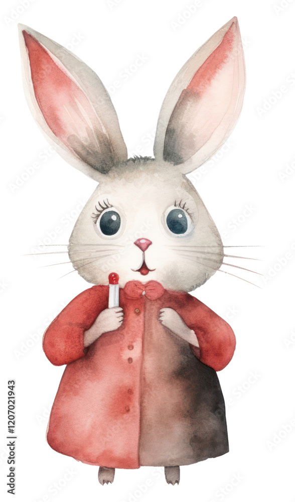 Obraz premium PNG Rabbit character animal cartoon rodent.
