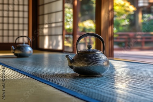 Two Japanese Teapots Restin...