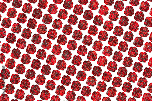 seamless pattern with red roses