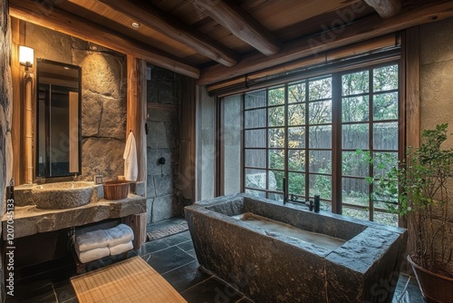 Luxurious Stone Bathroom wi...