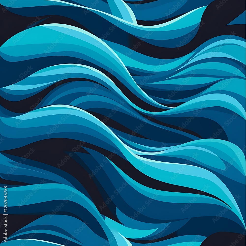 Vector Abstract Seamless Wave Pattern Vector Abstract Seamless Wave Pattern