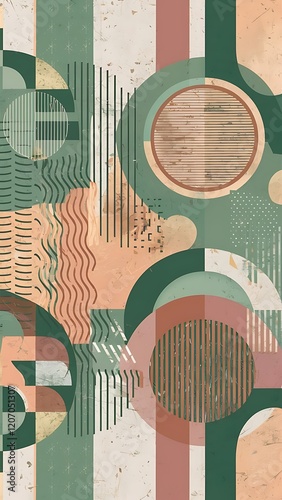 Seamless pattern background retro vintage design