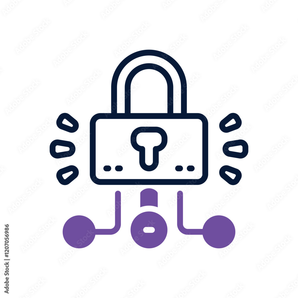 padlock icon. vector dual tone icon for your website, mobile, presentation, and logo design. padlock icon. vector dual tone icon for your website, mobile, presentation, and logo design.
