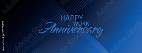 happy work anniversary card	