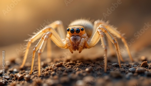 Wallpaper Mural Macro Shot of a Jumping Spider in its Natural Habitat Torontodigital.ca