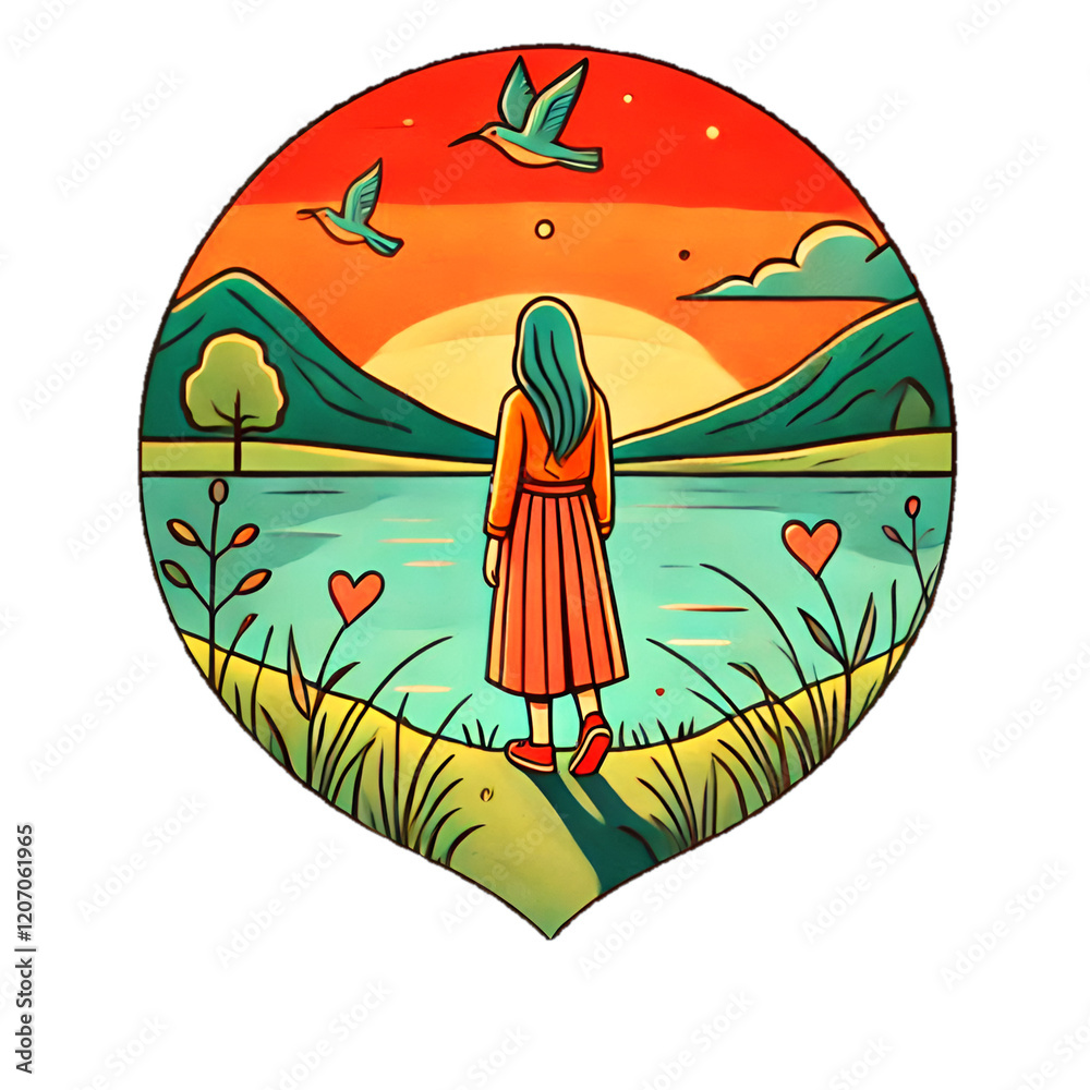 Fototapeta premium Sunset