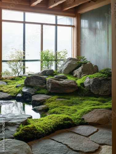 Serene Indoor Zen Garden wi...