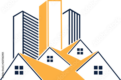 real estate logo, residential logo, commercial logo,house, home, building, estate, icon, illustration, vector, architecture, real, construction, roof, symbol, property, business, real estate, design, 