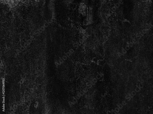Old and cracked dark cement texture with black mold