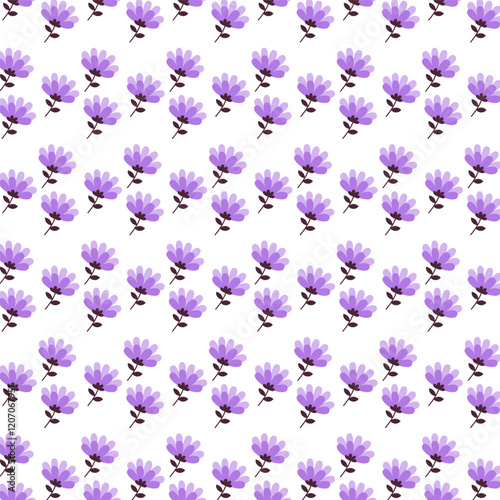Flower pattern design with background