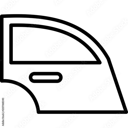 Car Door line icon