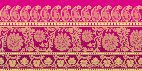 beautiful graphic saree design and this sari design is in Indian style which is for textile fashion industry and it can be used as wallpaper backdrop and website bg this style is originated in india 