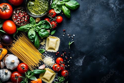 Delicious Italian Food Ingredients