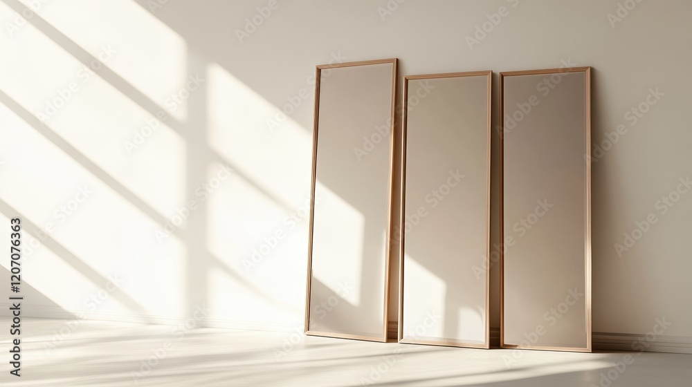 Fototapeta premium Minimalist Mirrors, Modern Home Decor - Minimalism