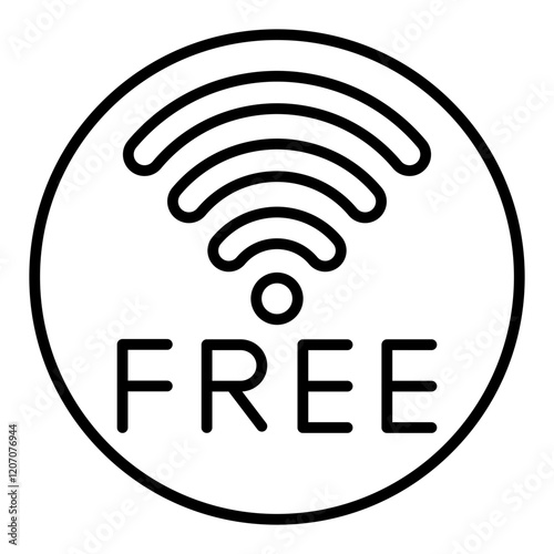 Free wifi Icon