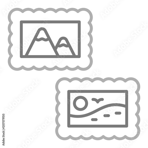 Stamp collecting Icon