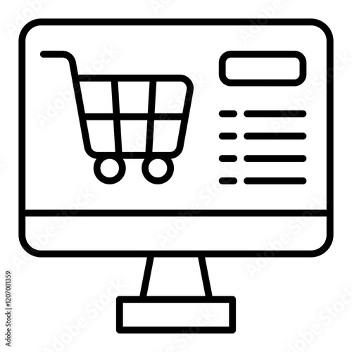 Online Shopping Icon