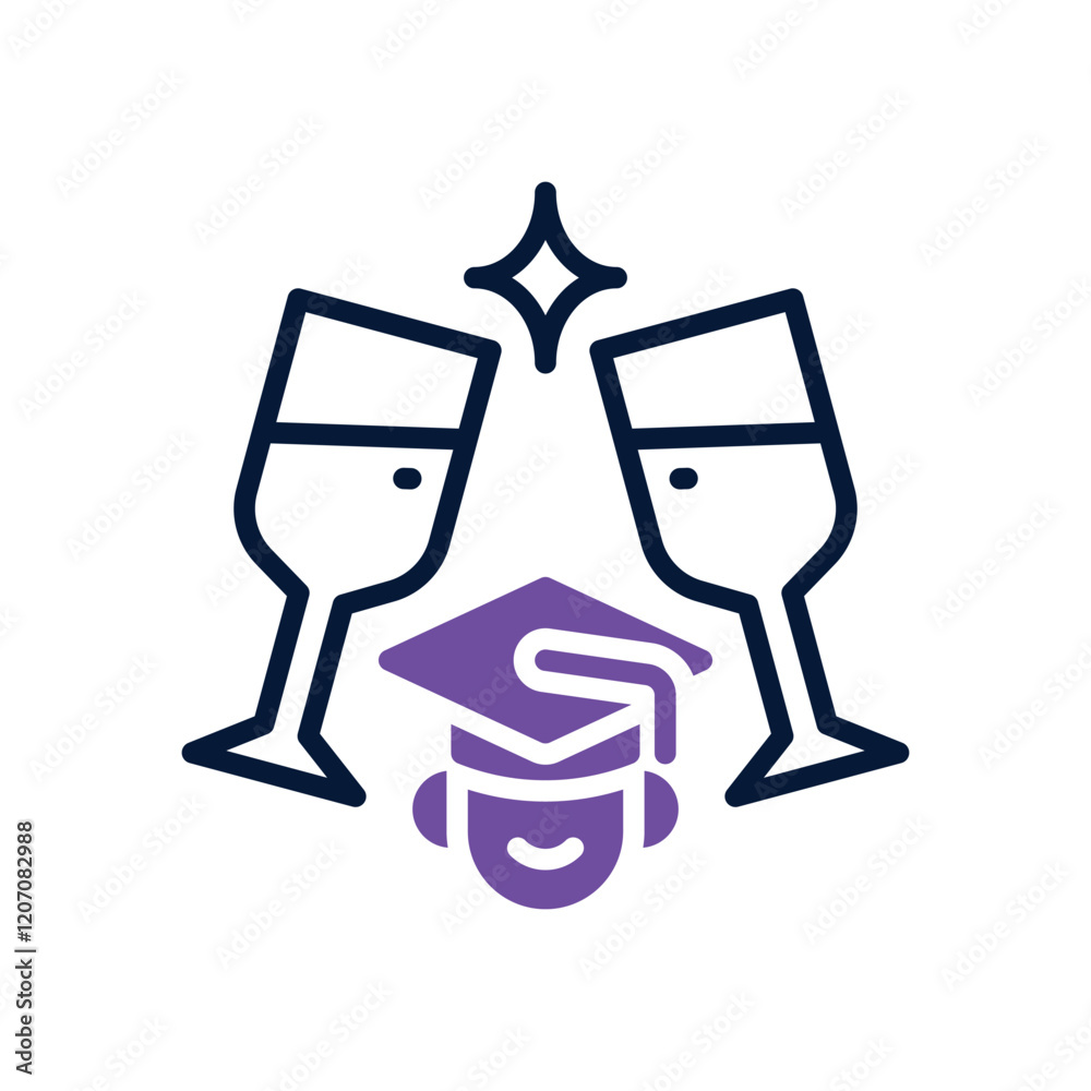 toast dual tone icon. vector icon for your website, mobile, presentation, and logo design.