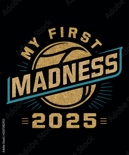 March Madness 2025 /Basketball T Shirt design