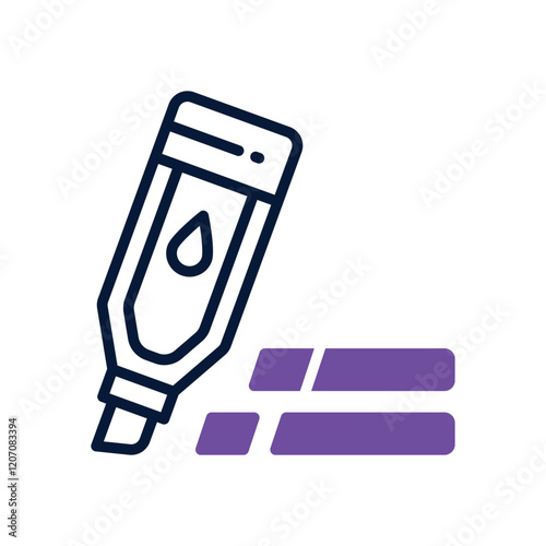 marker dual tone icon. vector icon for your website, mobile, presentation, and logo design.