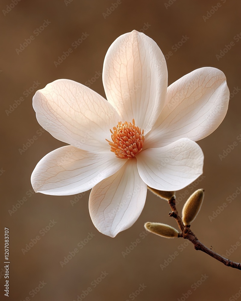 Fototapeta premium Elegant Magnolia Blossom Soft Light Natural Beauty Springtime Flower