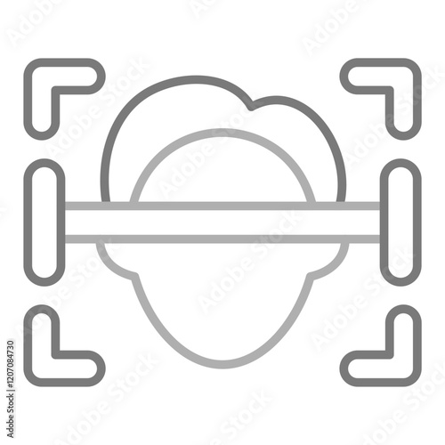 Face scanner Icon