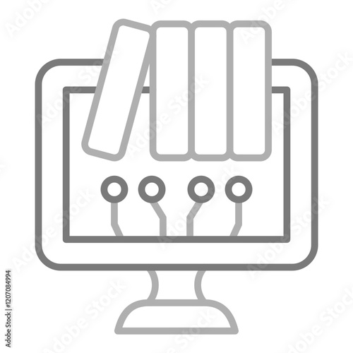 Digital library Icon
