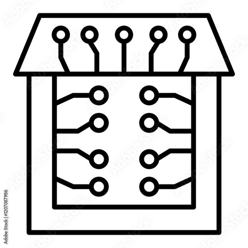 Artificial building Icon