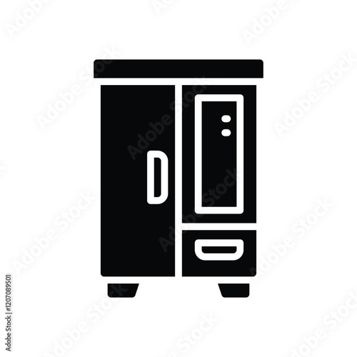 closet solid icon. vector icon for your website, mobile, presentation, and logo design.