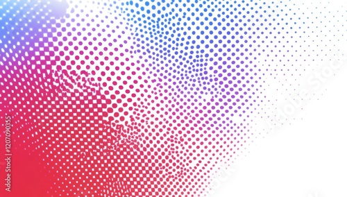 Wallpaper Mural Abstract colorful halftone dot pattern background. Torontodigital.ca