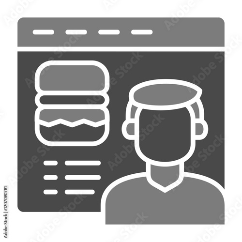 Food blogger Icon