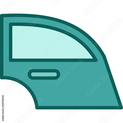 Car Door solid icon