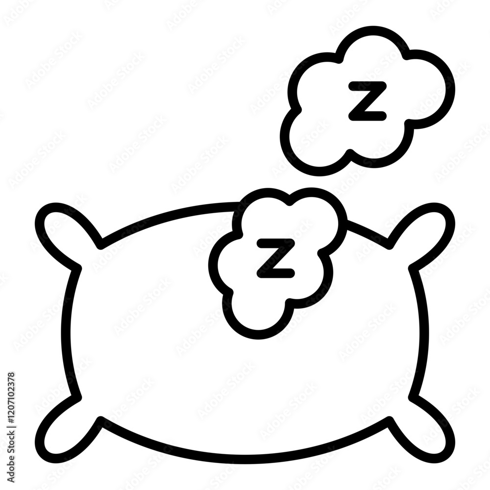 Fototapeta premium Sleep Icon
