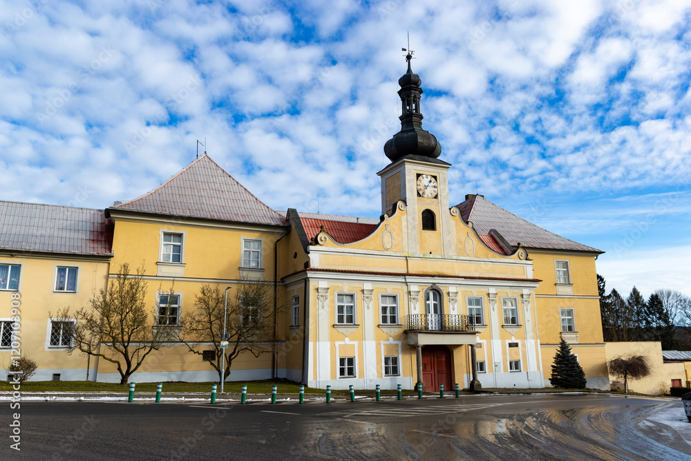 Castle in the village of Stadlec. In South Bohemia.