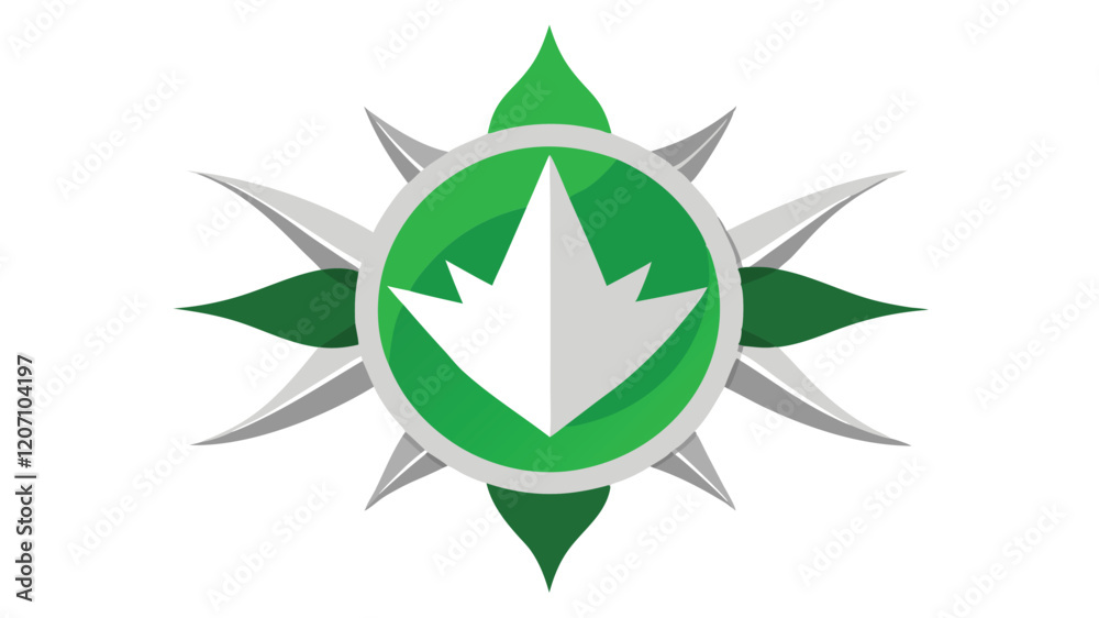 Obraz premium abstract green leaf