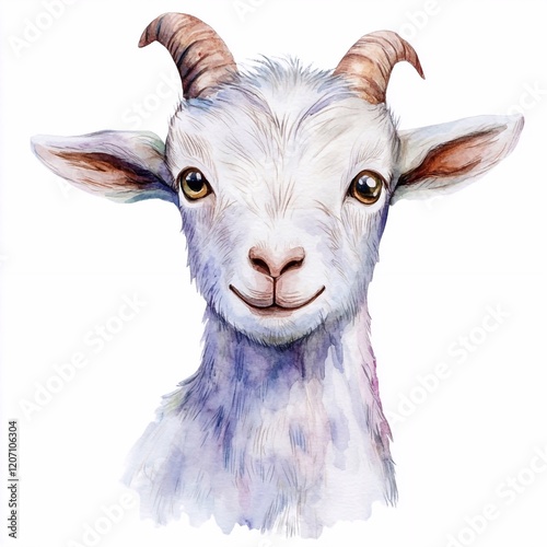 Wallpaper Mural Hand drawn portrait of a goat. Illustration Torontodigital.ca