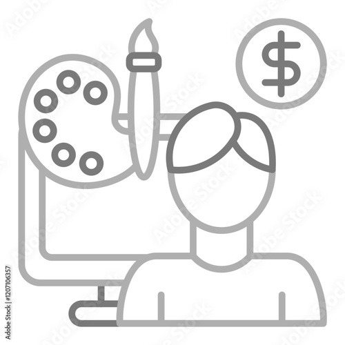 Digital nomad Icon
