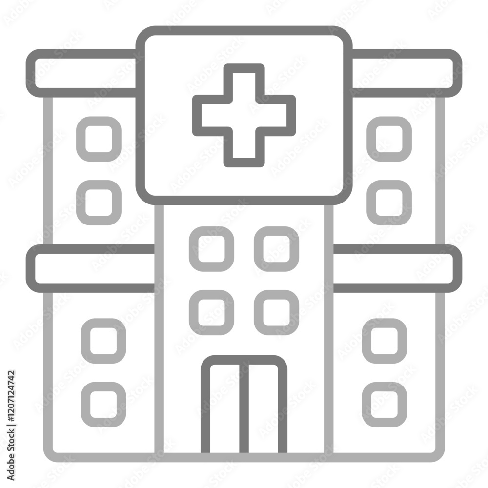 Fototapeta premium Hospital Icon