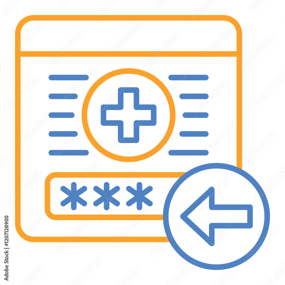 Fototapeta premium Log in Icon