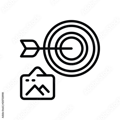 target line icon. vector icon for your website, mobile, presentation, and logo design.