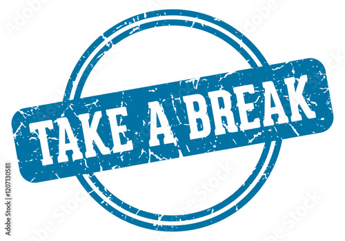 take a break stamp