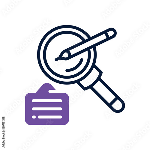 seo dual tone icon. vector icon for your website, mobile, presentation, and logo design.