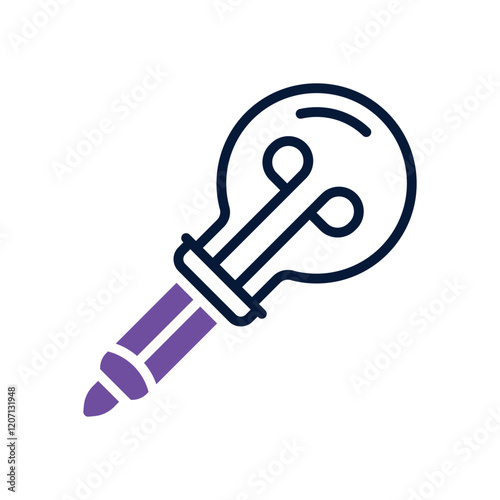 idea dual tone icon. vector icon for your website, mobile, presentation, and logo design.